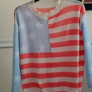 American flag sweater